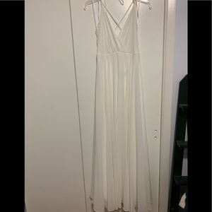 Lulus white maxi dress